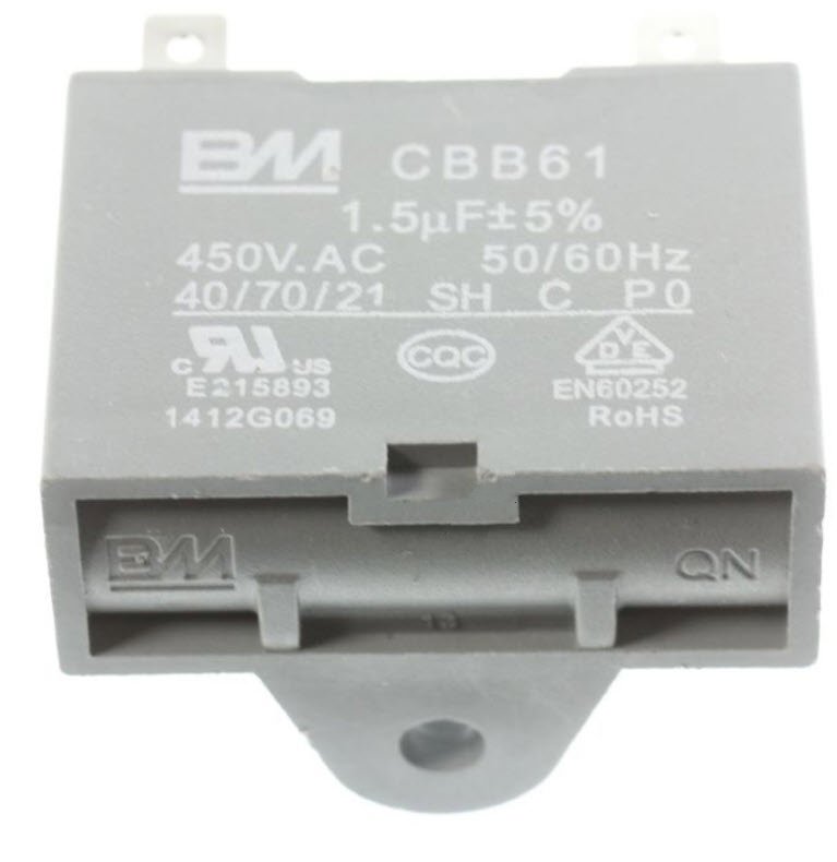 CBB61 Klíma ventillátor-motor indító kondenzátor 1,5uf 450V