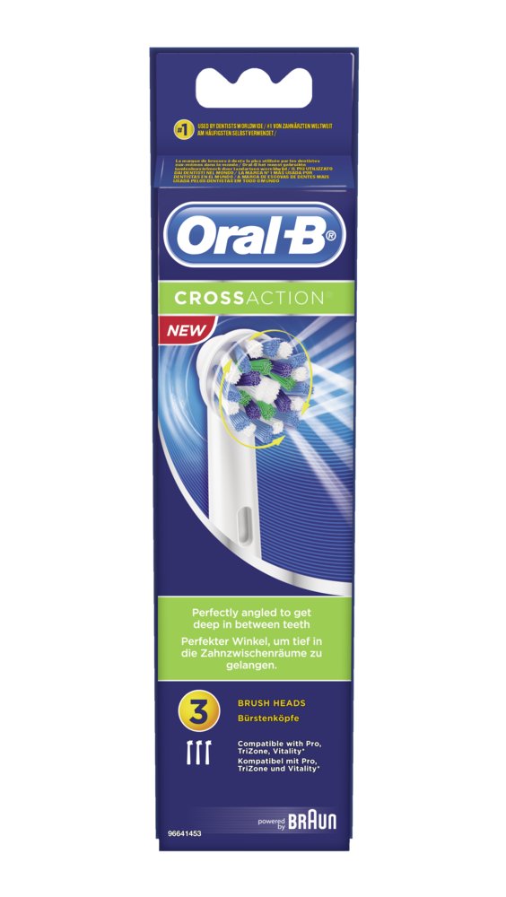 EB50 Braun Oral-B CrossAction 3db-os csomag